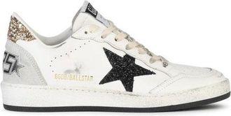 Golden Goose Ball Star White Leather Sneakers