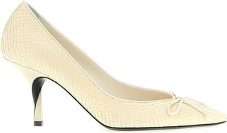 Jacquemus Beige Calfskin High Heel Womens Pumps