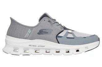 Skechers Mens Glide-step Pro Slip Ins Trainers Shoes Grey 232930 Elastane - Size EU 47