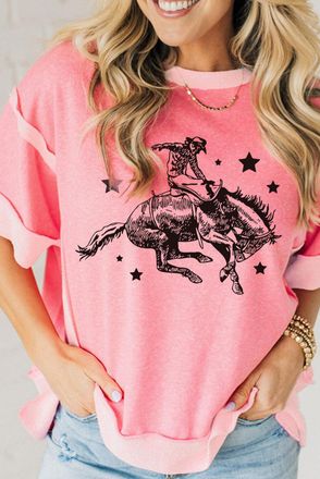 Azura Exchange Cowgirl Rodeo Graphic T-shirt