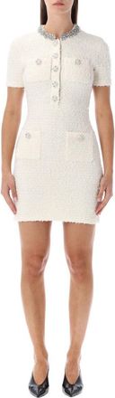 Self Portrait Boucle Mini Dress
