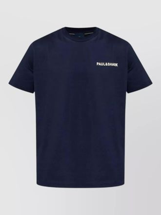 Paul & Shark logo cotton t shirt crew neck
