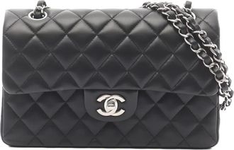 Chanel Borsa a spalla Double Flap matelass&eacute; 2021 - Nero