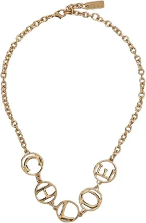 Chlo&eacute; Accessoires, Dames, Geel, ONE Size, Script Choker