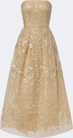 Elie Saab Floral lace cocktail dress