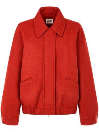 TOMBOY wool bomber jacket - Red