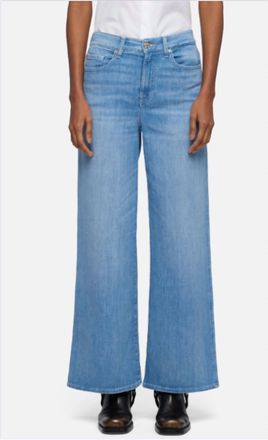 7 For All Mankind Lotta Ankle Jeans In Glisten