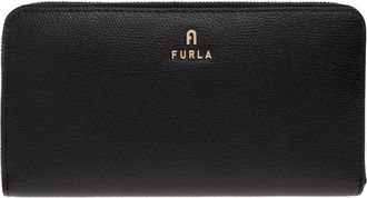 Furla Camelia Wallet - Dames - Portefeuilles - Zwart - ONE Size - Leer - Accessoires