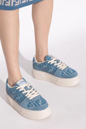 Fendi Sneakers Match, Womens, Blue