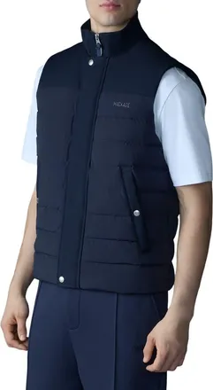Mackage Brody Quilted Vest in Navy at Nordstrom, Size 38
