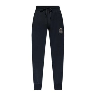 Dolce & Gabbana Sweatpants, male, Blue, Size: 2XL Sweatpants with logo