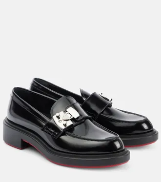 Christian Louboutin Mocassini Urban Moc Lock in pelle