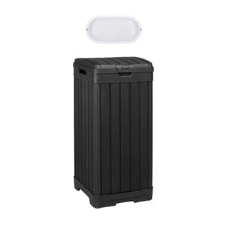 Keter Baltimore Cubo De Basura Exterior 125 L + Iluminaci&oacute;n Exterior Led Incluida (236997-wo744)