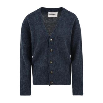Amaranto Amar&aacute;nto - V-hals Vest - Heren - Truien - Blauw - Maat: M Wol