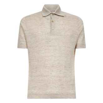 Brunello Cucinelli Hombre, Camisetas, Beige, Talla: 2XL