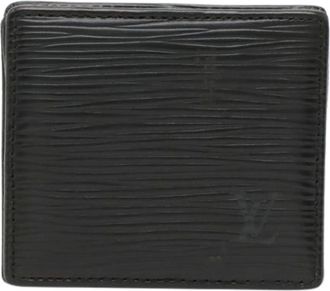 Louis Vuitton Pre-owned Wallets, female, Black, Size: ONE SIZE Pre-owned Epi Leather Coin Case M63692