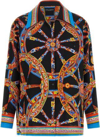 Dolce & Gabbana Multicolor Cotton Womens Blouse