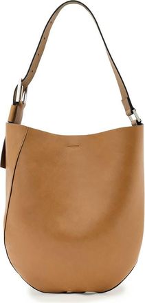 AllSaints Luna Leather Hobo Bag in Toffee Brown at Nordstrom