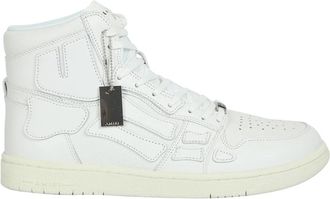 Amiri Skel-Top High Sneakers - Heren - Sneakers - Wit - 40 EU - Leer - Schoenen