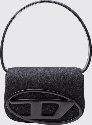 Diesel Mini borsa a mano 1DR in denim monogram con tracolla amovibile