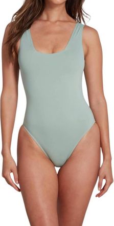 Sauipe Swimwear Mabel One Piece Swimsuit In Sage Green