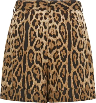 Dolce & Gabbana Womens Brown Cotton Bermuda Shorts