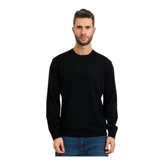 Calvin Klein Round-neck Knitwear - Knitwear - Hombre - Negro - 2XL