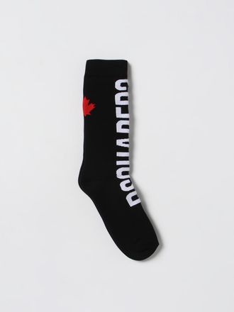 Dsquared2 Calze Junior in cotone stretch con logo jacquard