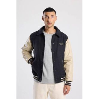 America Today baseball jacket grijs