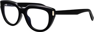 Saint Laurent Stijlvolle Optische Bril SL 828 - Dames - Brillen - Zwart - 54 MM - Accessoires