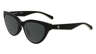 Calvin Klein Grey Cat Eye Ladies Sunglasses CKJ25301S 001 47
