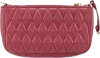 Miu Miu Pochette in pelle Pre-owned - - Pre-owned - Donna - Rosa - ONE SIZE