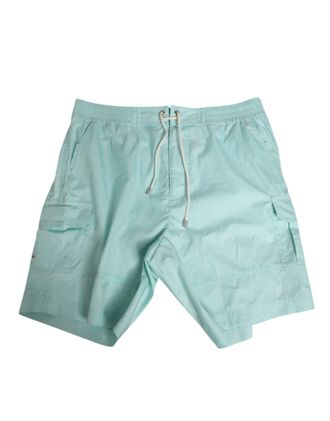 Dolce & Gabbana Aqua Blue Polyester Beachwear Men Shorts Swimwear Aquamarine Nylon