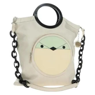 Celine Pre-owned Handbags, female, White, Size: ONE SIZE Pre-owned Vintage Shoulder Bag