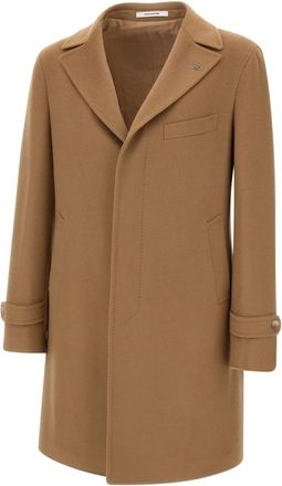 Tagliatore Thomasa 50017A638 Wollen Jas - Heren - Mantel - Beige - 3XL - Wol - Jassen