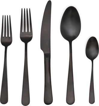 Fable Interiors 20-Piece Place Setting in Matte Black at Nordstrom