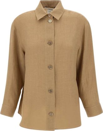 Max Mara Mujer, Blusas y Camisas, Marrón, Talla: XS