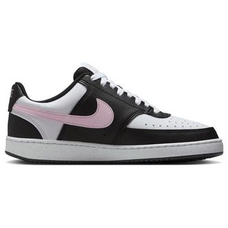 Nike Womens Court Vision Low - Running Shoes Black/Pink Foam/White Size 10.0