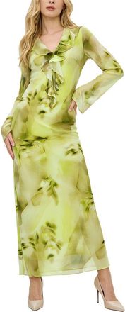 Burryco Burryco Long Sleeve Maxi Dress