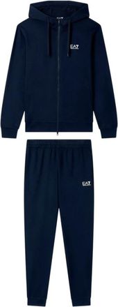 Emporio Armani Train Core Identity Trainingspak - Heren - Trainingspakken - Blauw - S - Katoen - Fitness