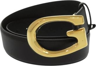 Gucci Pre-owned Vintage Riem - Heren - Vintage Accessoires - Zwart - ONE Size - Leer - Vintage