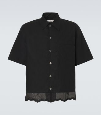 Our Legacy Embroidered cotton poplin shirt