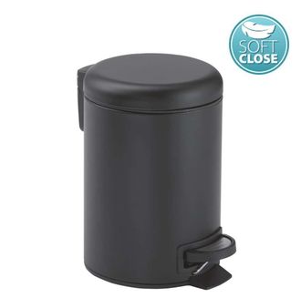 Gedy Vasari - Gedy 33091400000 Potty Papelera Con Tapa 5l Negro Mate - Ref: 33091400000