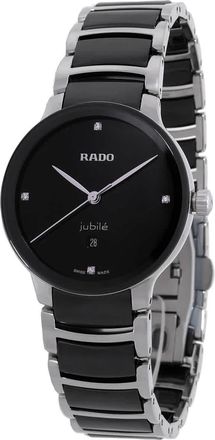 Rado Centrix Diamonds Quartz Black Dial Ladies Watch R30026712