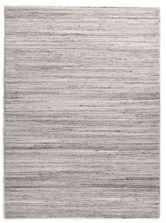 THEKO Alfombra bereber de lana natural anudada a mano - gris - 70x140 cm