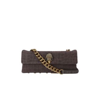 Kurt Geiger Kensington East West Schoudertas - Dames - Tassen - Bruin - Maat: ONE Size Leer