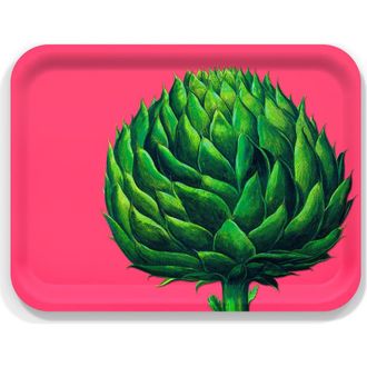 Caskata Bunny Maximus Large Rectangular Birchwood Tray - Wood & Melamine in Red at Nordstrom