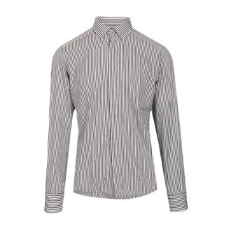 Tom Ford Classic Fit Gestreepte Overhemd - Heren - Casual Overhemden - Veelkleurig - M - Leer - Overhemden