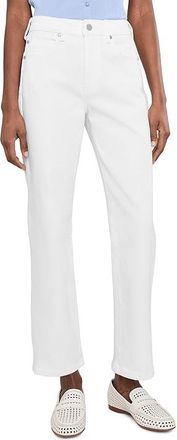 Liverpool L.A. Petite Mid-rise Kennedy Straight Leg Jean 28 Inseam Womens Jeans Bright White : 14P 28, Cotton/Denim/Elastane