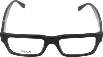 Fendi Diagonale Optische Bril - Dames - Brillen - Zwart - 53 MM - Accessoires